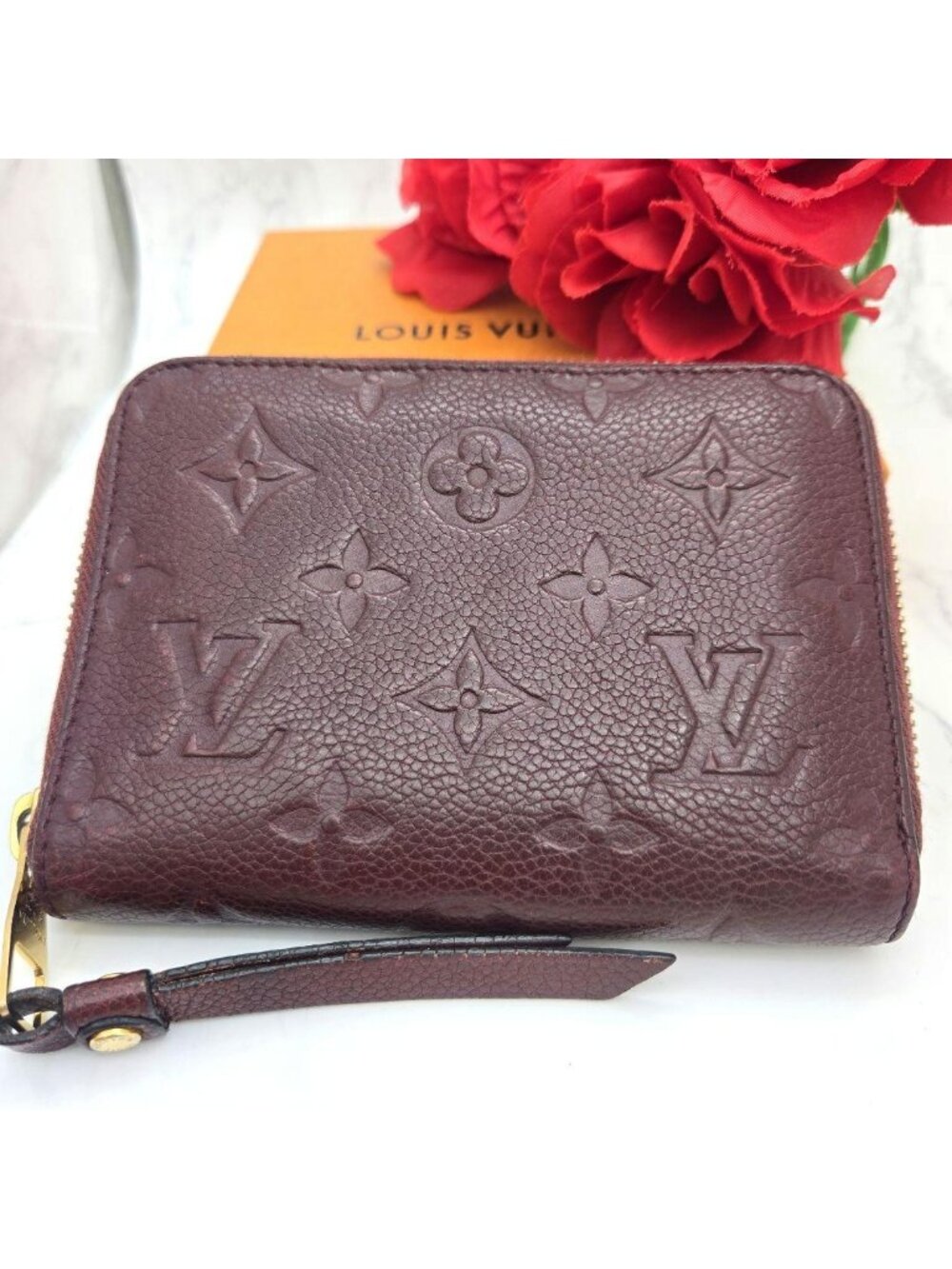 Louis Vuitton Portefeuille Secret Compact Monogram Empreinte Wallet